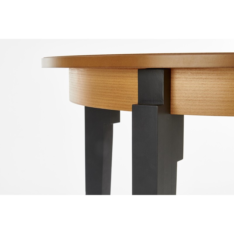'SORBUS Extendable Table, Top - Honey Oak, Legs - Graphite' 'SORBUS Extendable Table, Top - Honey Oak, Legs - Graphite'