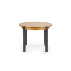 'SORBUS Extendable Table, Top - Honey Oak, Legs - Graphite' 'SORBUS Extendable Table, Top - Honey Oak, Legs - Graphite'