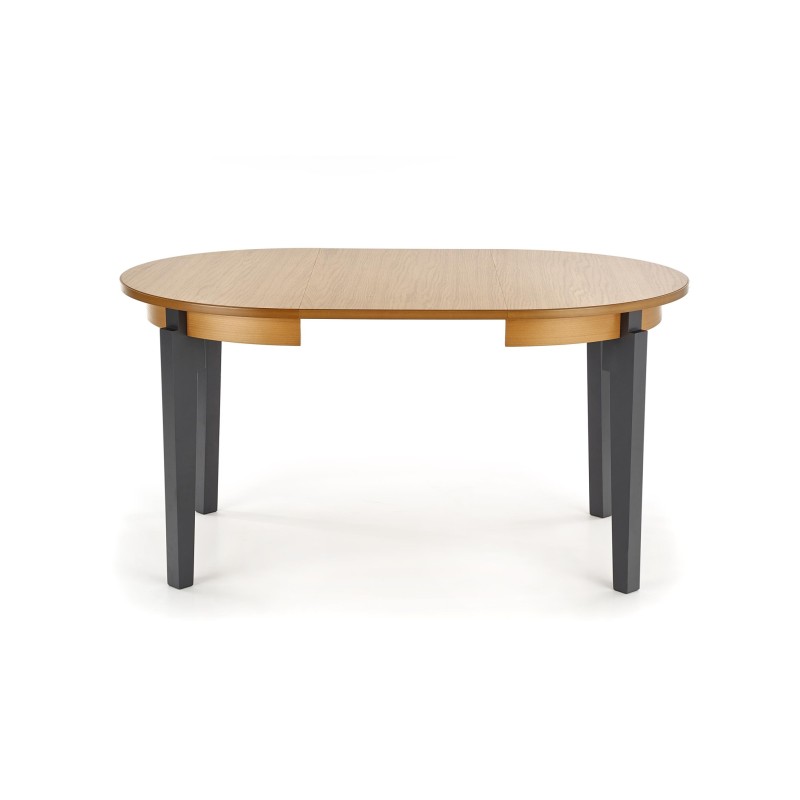 'SORBUS Extendable Table, Top - Honey Oak, Legs - Graphite' 'SORBUS Extendable Table, Top - Honey Oak, Legs - Graphite'
