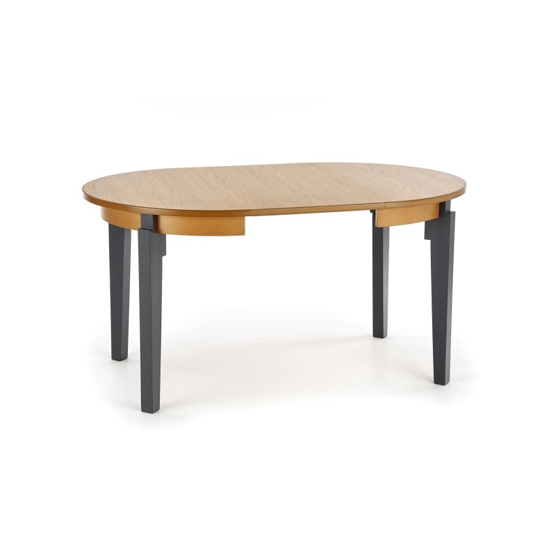 'SORBUS Extendable Table, Top - Honey Oak, Legs - Graphite' 'SORBUS Extendable Table, Top - Honey Oak, Legs - Graphite'