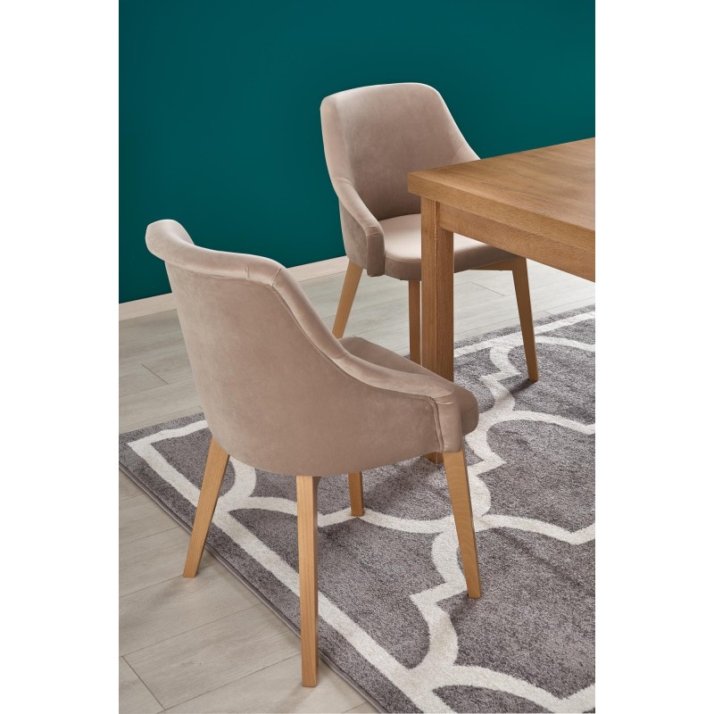 'TIAGO 2 Extendable Table 140-220/80 Top: Craft Oak, Legs: Craft Oak' 'TIAGO 2 Extendable Table 140-220/80 Top: Craft Oak, Legs: Craft Oak'