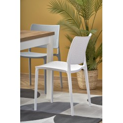 'TIAGO SQUARE extendable table 90-125/90 top: craft oak, legs: white' 'TIAGO SQUARE extendable table 90-125/90 top: craft oak, legs: white'
