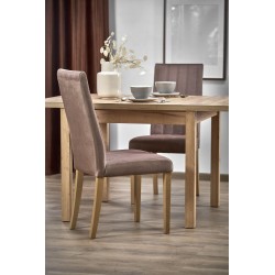 'TIAGO SQUARE extendable table 90-125/90 top: craft oak, legs: craft oak' 'TIAGO SQUARE extendable table 90-125/90 top: craft oak, legs: craft oak'