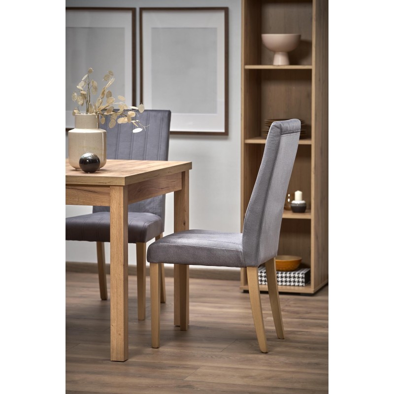 'TIAGO SQUARE extendable table 90-125/90 top: craft oak, legs: craft oak' 'TIAGO SQUARE extendable table 90-125/90 top: craft oak, legs: craft oak'