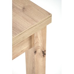 'TIAGO SQUARE extendable table 90-125/90 top: craft oak, legs: craft oak' 'TIAGO SQUARE extendable table 90-125/90 top: craft oak, legs: craft oak'