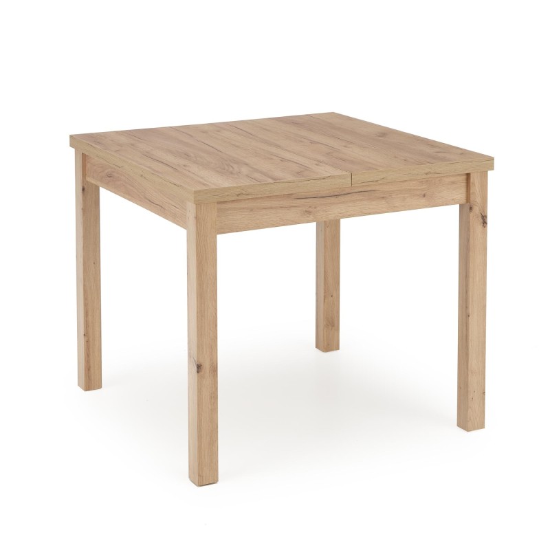 'TIAGO SQUARE extendable table 90-125/90 top: craft oak, legs: craft oak' 'TIAGO SQUARE extendable table 90-125/90 top: craft oak, legs: craft oak'