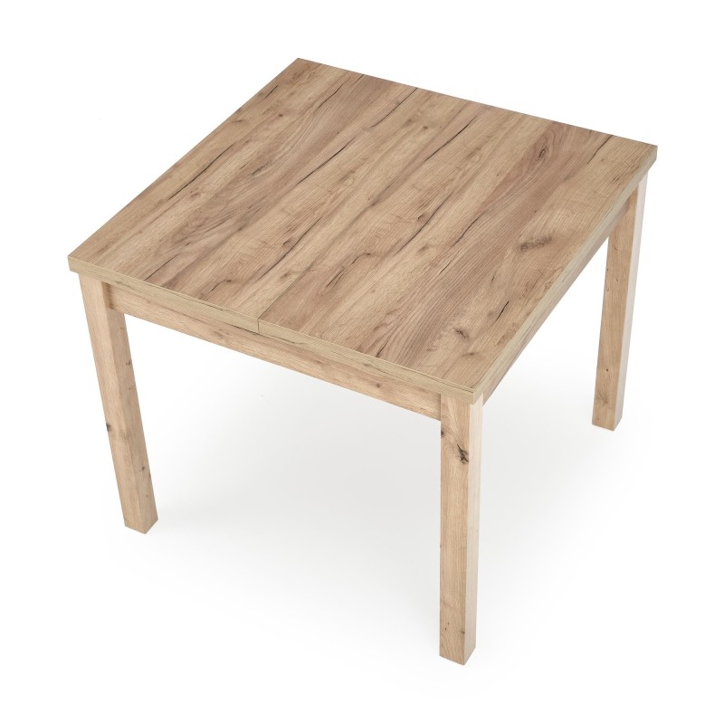 'TIAGO SQUARE extendable table 90-125/90 top: craft oak, legs: craft oak' 'TIAGO SQUARE extendable table 90-125/90 top: craft oak, legs: craft oak'