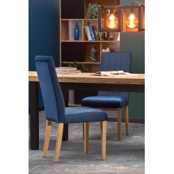 'TIAGO Extendable Table 140-220/80 Top: Craft Oak, Legs: Black' 'TIAGO Extendable Table 140-220/80 Top: Craft Oak, Legs: Black'