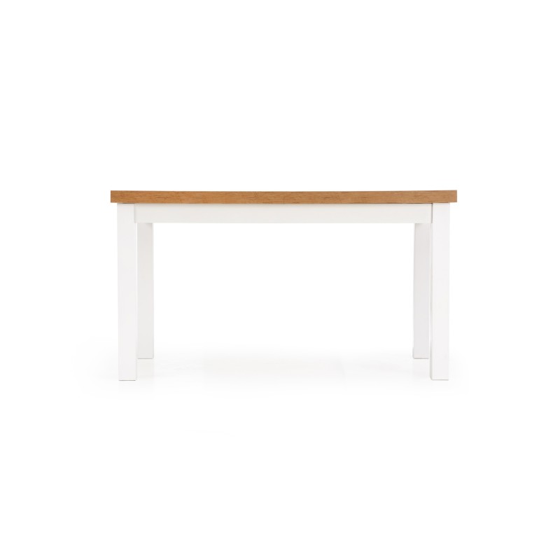 'TIAGO Extendable Table 140-220/80 Top: Lancelot Oak, Legs: White' 'TIAGO Extendable Table 140-220/80 Top: Lancelot Oak, Legs: White'