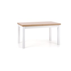 'TIAGO Extendable Table 140-220/80 Top: Sonoma Oak, Legs: White'