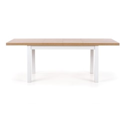 'TIAGO Extendable Table 140-220/80 Top: Sonoma Oak, Legs: White' 'TIAGO Extendable Table 140-220/80 Top: Sonoma Oak, Legs: White'