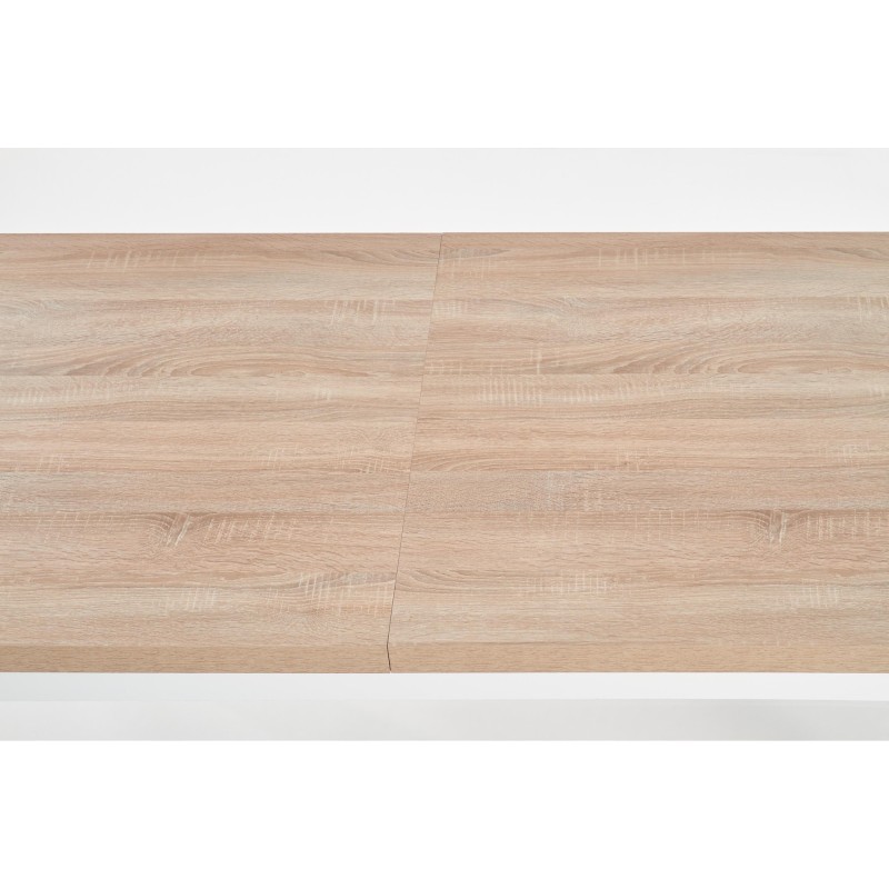 'TIAGO Extendable Table 140-220/80 Top: Sonoma Oak, Legs: White' 'TIAGO Extendable Table 140-220/80 Top: Sonoma Oak, Legs: White'