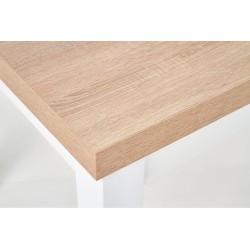 'TIAGO Extendable Table 140-220/80 Top: Sonoma Oak, Legs: White' 'TIAGO Extendable Table 140-220/80 Top: Sonoma Oak, Legs: White'