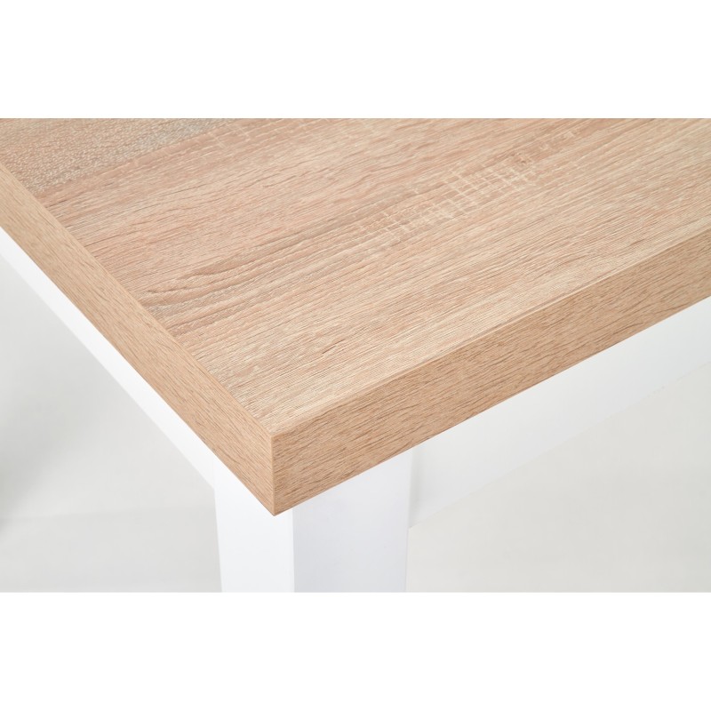 'TIAGO Extendable Table 140-220/80 Top: Sonoma Oak, Legs: White' 'TIAGO Extendable Table 140-220/80 Top: Sonoma Oak, Legs: White'