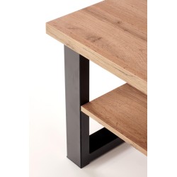 'VENOM U-shaped Coffee Table Color: Wotan Oak/Black' 'VENOM U-shaped Coffee Table Color: Wotan Oak/Black'