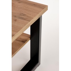 'VENOM U-shaped Coffee Table Color: Wotan Oak/Black' 'VENOM U-shaped Coffee Table Color: Wotan Oak/Black'