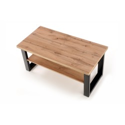 'VENOM U-shaped Coffee Table Color: Wotan Oak/Black' 'VENOM U-shaped Coffee Table Color: Wotan Oak/Black'