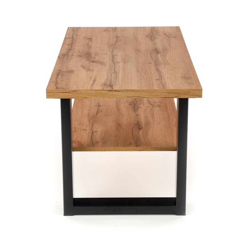 'VENOM U-shaped Coffee Table Color: Wotan Oak/Black' 'VENOM U-shaped Coffee Table Color: Wotan Oak/Black'