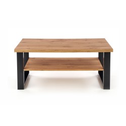 'VENOM U-shaped Coffee Table Color: Wotan Oak/Black' 'VENOM U-shaped Coffee Table Color: Wotan Oak/Black'