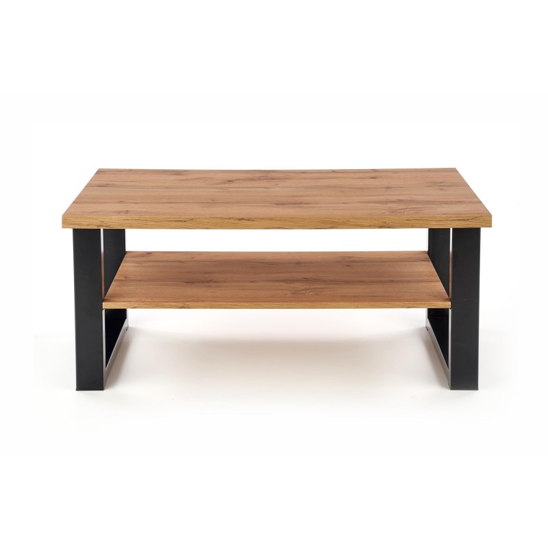 'VENOM U-shaped Coffee Table Color: Wotan Oak/Black' 'VENOM U-shaped Coffee Table Color: Wotan Oak/Black'