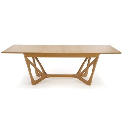 'WENANTY Extendable Table Top - Honey Oak, Legs - Honey Oak' 'WENANTY Extendable Table Top - Honey Oak, Legs - Honey Oak'