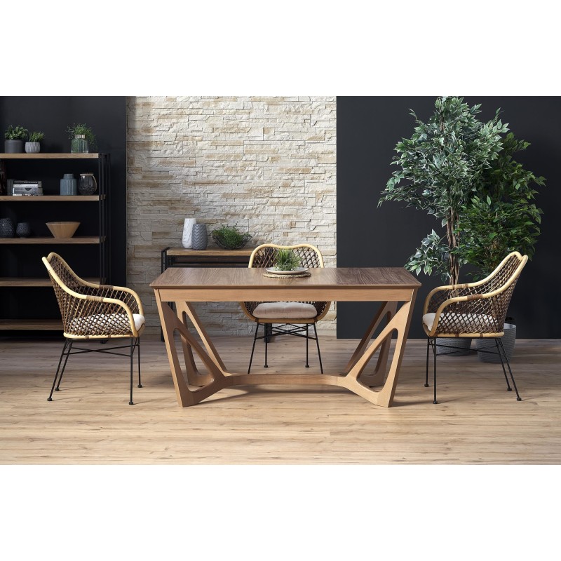 'WENANTY Extendable Table Top - American Walnut, Legs - American Walnut' 'WENANTY Extendable Table Top - American Walnut, Legs - American Walnut'