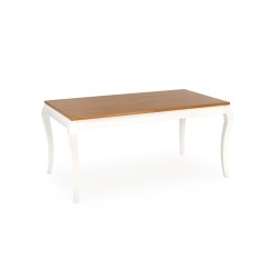 WINDSOR stół rozkładany 160-240x90x76 cm kolor ciemny dąb/biały (2p 1szt) WINDSOR stół rozkładany 160-240x90x76 cm kolor ciemny dąb/biały (2p 1szt)