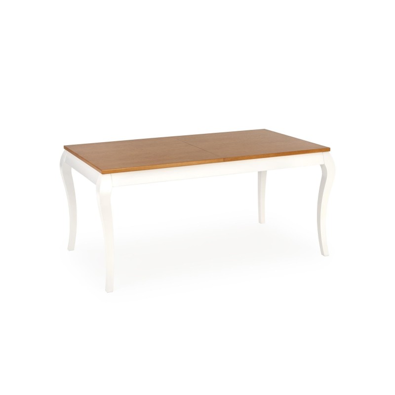 WINDSOR stół rozkładany 160-240x90x76 cm kolor ciemny dąb/biały (2p 1szt) WINDSOR stół rozkładany 160-240x90x76 cm kolor ciemny dąb/biały (2p 1szt)
