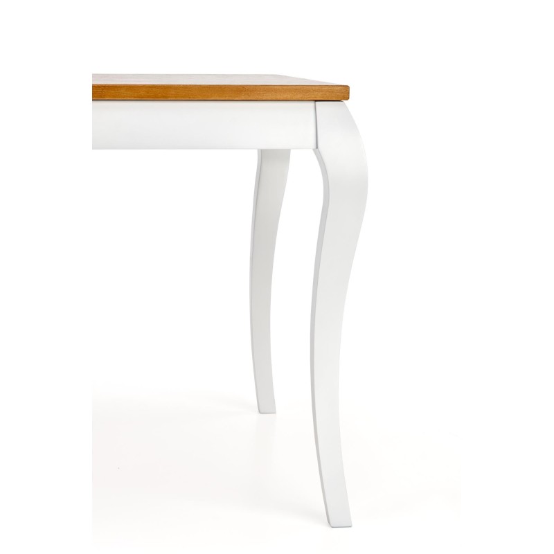 'WINDSOR Extendable Table 160-240x90x76 cm Dark Oak/White Color' 'WINDSOR Extendable Table 160-240x90x76 cm Dark Oak/White Color'