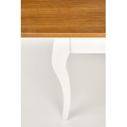 WINDSOR stół rozkładany 160-240x90x76 cm kolor ciemny dąb/biały (2p 1szt) WINDSOR stół rozkładany 160-240x90x76 cm kolor ciemny dąb/biały (2p 1szt)