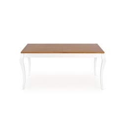 WINDSOR stół rozkładany 160-240x90x76 cm kolor ciemny dąb/biały (2p 1szt) WINDSOR stół rozkładany 160-240x90x76 cm kolor ciemny dąb/biały (2p 1szt)