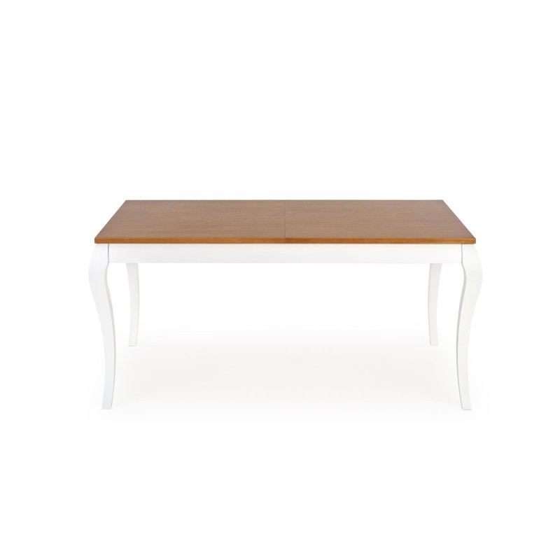 WINDSOR stół rozkładany 160-240x90x76 cm kolor ciemny dąb/biały (2p 1szt) WINDSOR stół rozkładany 160-240x90x76 cm kolor ciemny dąb/biały (2p 1szt)