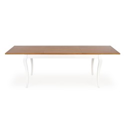 WINDSOR stół rozkładany 160-240x90x76 cm kolor ciemny dąb/biały (2p 1szt) WINDSOR stół rozkładany 160-240x90x76 cm kolor ciemny dąb/biały (2p 1szt)