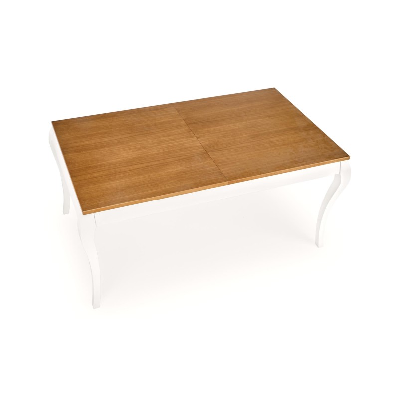 WINDSOR stół rozkładany 160-240x90x76 cm kolor ciemny dąb/biały (2p 1szt) WINDSOR stół rozkładany 160-240x90x76 cm kolor ciemny dąb/biały (2p 1szt)