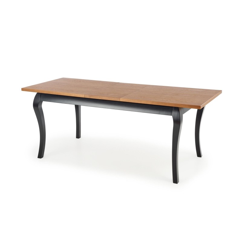 WINDSOR stół rozkładany 160-240x90x76 cm kolor ciemny dąb/czarny (2p 1szt) WINDSOR stół rozkładany 160-240x90x76 cm kolor ciemny dąb/czarny (2p 1szt)