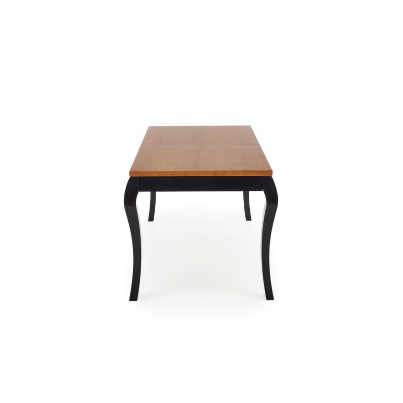 WINDSOR stół rozkładany 160-240x90x76 cm kolor ciemny dąb/czarny (2p 1szt) WINDSOR stół rozkładany 160-240x90x76 cm kolor ciemny dąb/czarny (2p 1szt)