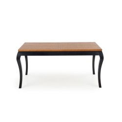 WINDSOR stół rozkładany 160-240x90x76 cm kolor ciemny dąb/czarny (2p 1szt) WINDSOR stół rozkładany 160-240x90x76 cm kolor ciemny dąb/czarny (2p 1szt)