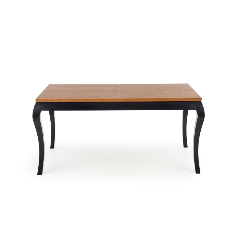 WINDSOR stół rozkładany 160-240x90x76 cm kolor ciemny dąb/czarny (2p 1szt) WINDSOR stół rozkładany 160-240x90x76 cm kolor ciemny dąb/czarny (2p 1szt)