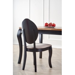 WINDSOR stół rozkładany 160-240x90x76 cm kolor ciemny dąb/czarny (2p 1szt) WINDSOR stół rozkładany 160-240x90x76 cm kolor ciemny dąb/czarny (2p 1szt)