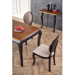WINDSOR stół rozkładany 160-240x90x76 cm kolor ciemny dąb/czarny (2p 1szt) WINDSOR stół rozkładany 160-240x90x76 cm kolor ciemny dąb/czarny (2p 1szt)