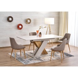 'XARELTO Extendable Table in Cashmere - Cremona Oak' 'XARELTO Extendable Table in Cashmere - Cremona Oak'