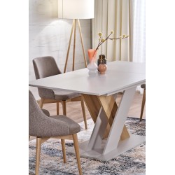 'XARELTO Extendable Table in Cashmere - Cremona Oak' 'XARELTO Extendable Table in Cashmere - Cremona Oak'