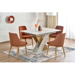 'XARELTO Extendable Table in Cashmere - Cremona Oak' 'XARELTO Extendable Table in Cashmere - Cremona Oak'