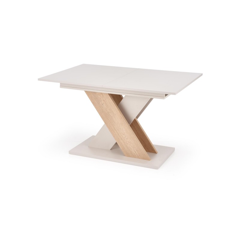 'XARELTO Extendable Table in Cashmere - Cremona Oak' 'XARELTO Extendable Table in Cashmere - Cremona Oak'