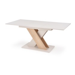 'XARELTO Extendable Table in Cashmere - Cremona Oak' 'XARELTO Extendable Table in Cashmere - Cremona Oak'