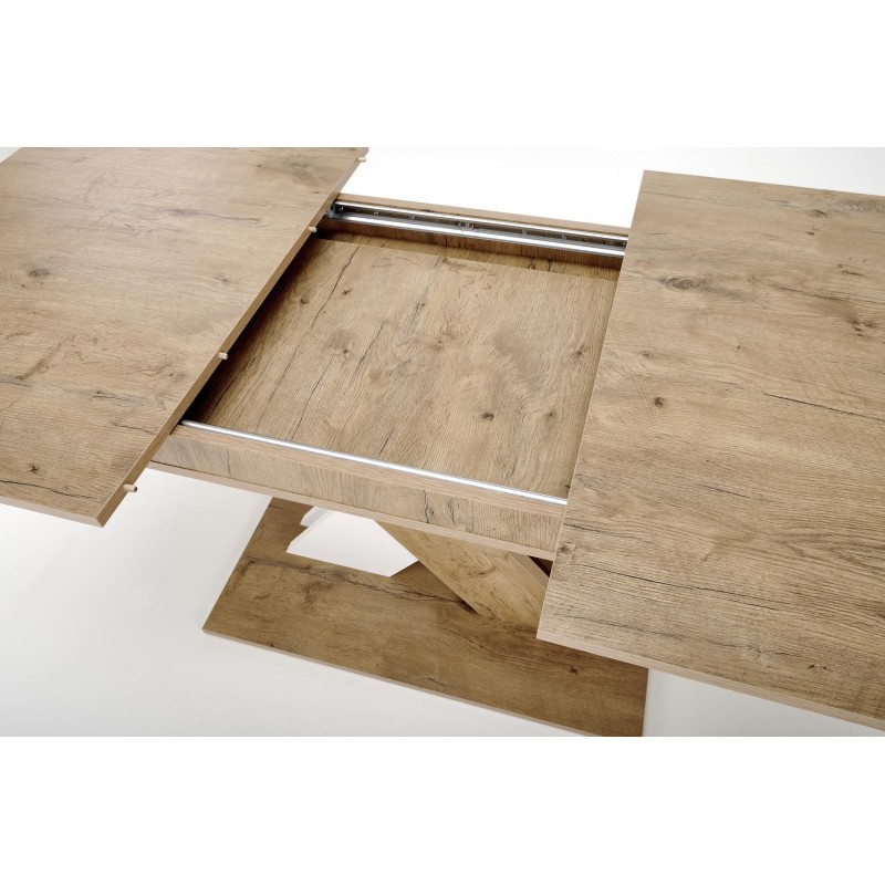 'XARELTO Extendable Lancelot Oak Table - White' 'XARELTO Extendable Lancelot Oak Table - White'