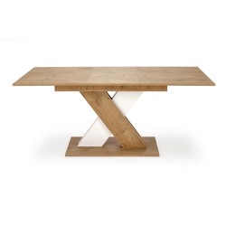 'XARELTO Extendable Lancelot Oak Table - White' 'XARELTO Extendable Lancelot Oak Table - White'