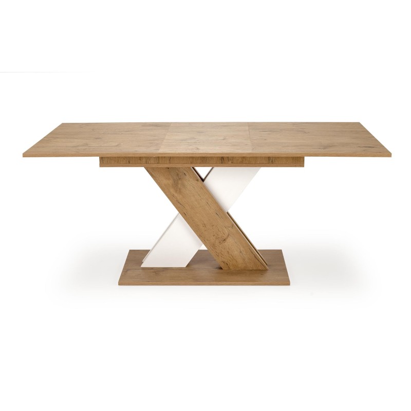 'XARELTO Extendable Lancelot Oak Table - White' 'XARELTO Extendable Lancelot Oak Table - White'
