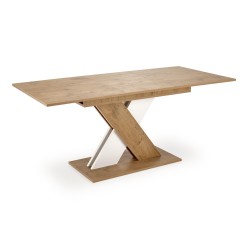 'XARELTO Extendable Lancelot Oak Table - White' 'XARELTO Extendable Lancelot Oak Table - White'
