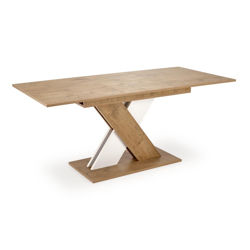 'XARELTO Extendable Lancelot Oak Table - White' 'XARELTO Extendable Lancelot Oak Table - White'